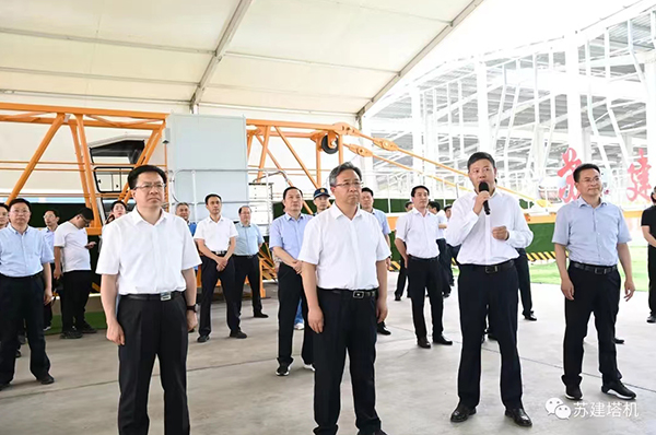 宿遷市委書(shū)記王昊，市長(zhǎng)陳忠偉考察我公司